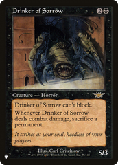 Drinker of Sorrow [The List] | Exor Games New Glasgow