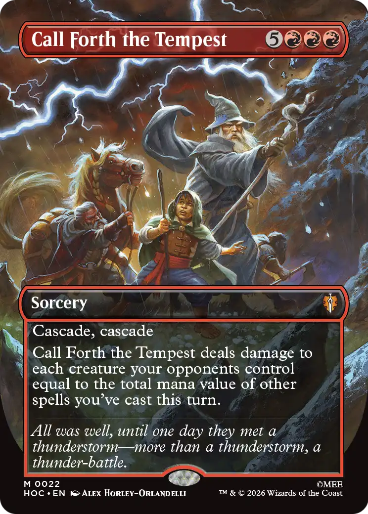 Call Forth the Tempest (Borderless) [The Hobbit: Eternal-Legal] | Exor Games New Glasgow