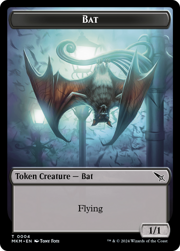 Bat Token [Murders at Karlov Manor Tokens] | Exor Games New Glasgow