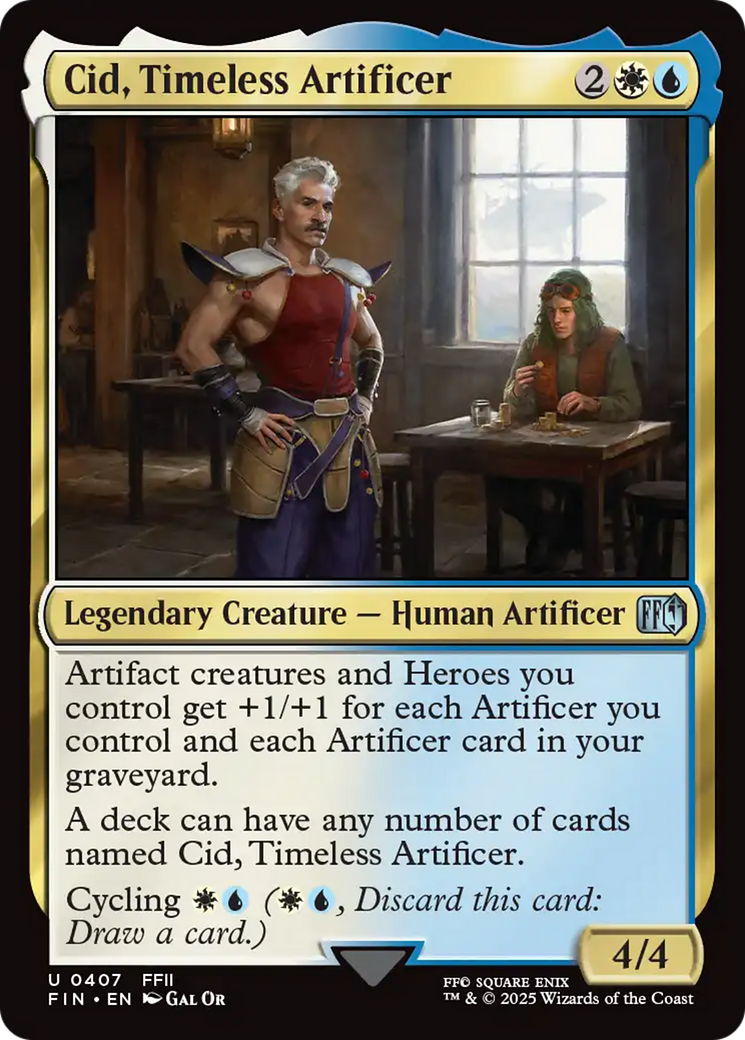 Cid, Timeless Artificer (0407) [FINAL FANTASY] | Exor Games New Glasgow