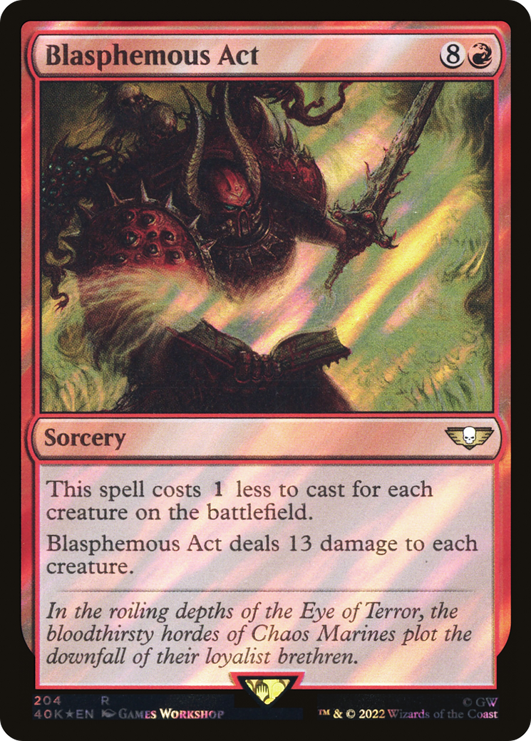 Blasphemous Edict [Edge of Eternities Promo Pack] | Exor Games New Glasgow