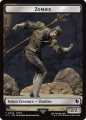 Moogle // Zombie Double-Sided Token [FINAL FANTASY Commander Tokens] | Exor Games New Glasgow