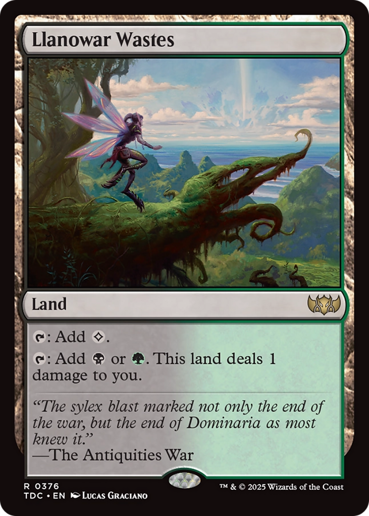 Llanowar Wastes [Tarkir: Dragonstorm Commander] | Exor Games New Glasgow