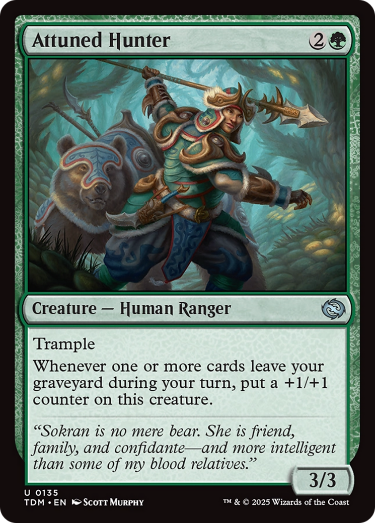 Attuned Hunter [Tarkir: Dragonstorm] | Exor Games New Glasgow