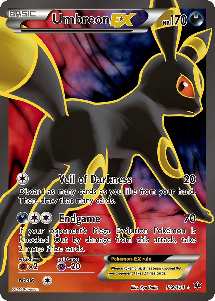 Umbreon EX (119/124) [XY: Fates Collide] | Exor Games New Glasgow