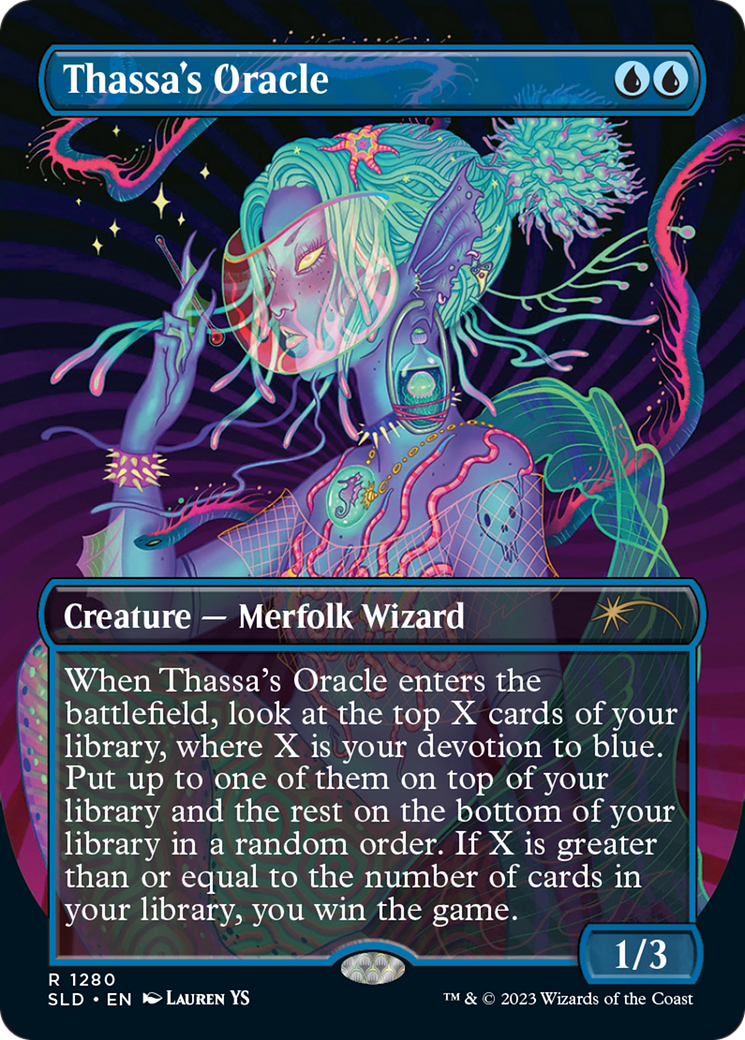 Thassa's Oracle (Borderless) [Secret Lair Drop Series] | Exor Games New Glasgow