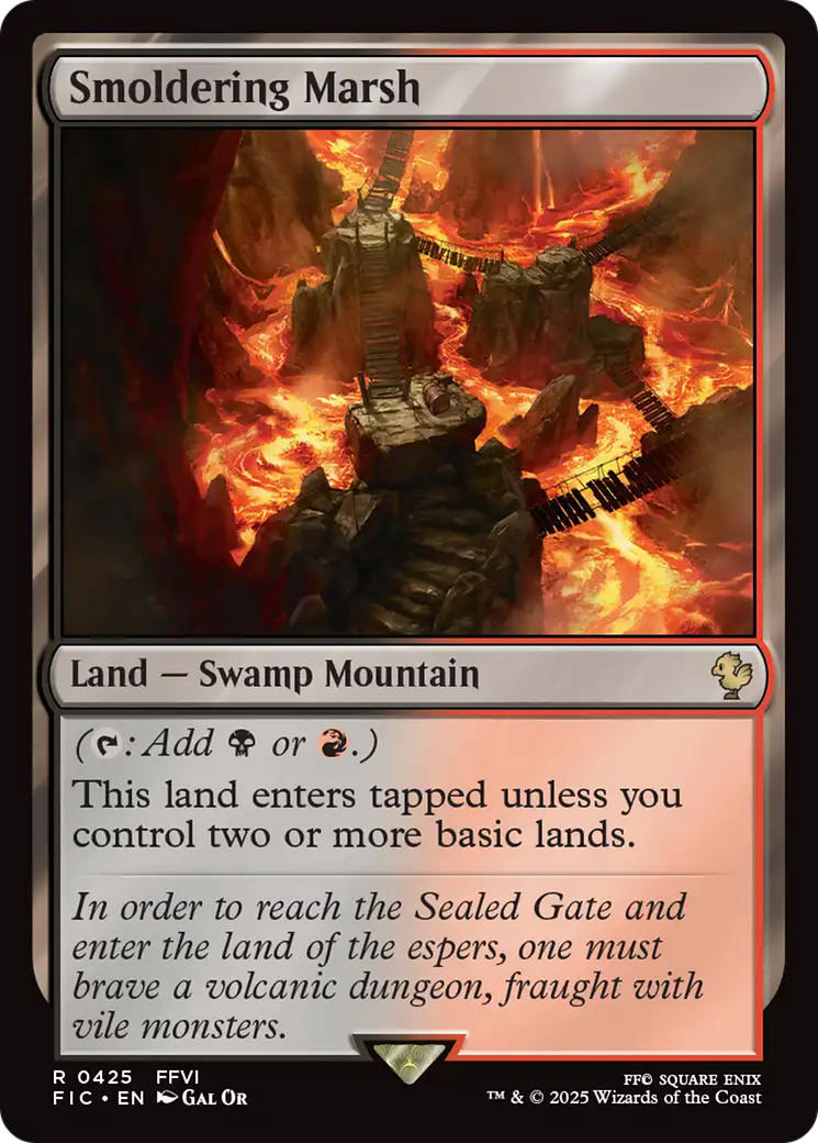 Smoldering Marsh [FINAL FANTASY Commander] | Exor Games New Glasgow