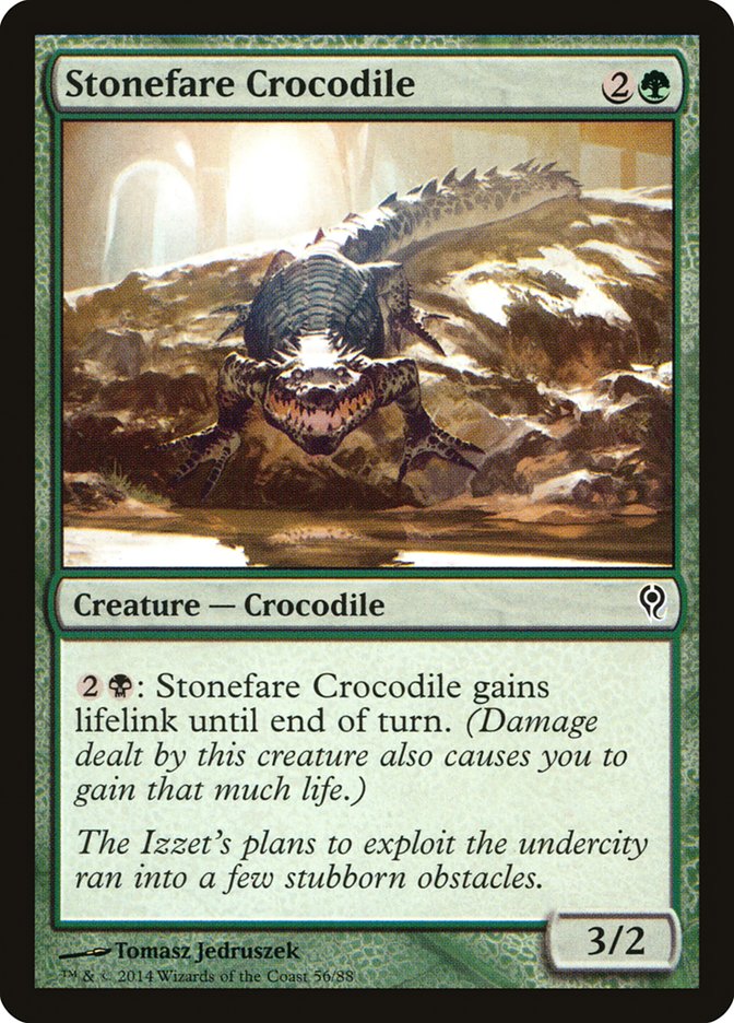 Stonefare Crocodile [Duel Decks: Jace vs. Vraska] | Exor Games New Glasgow