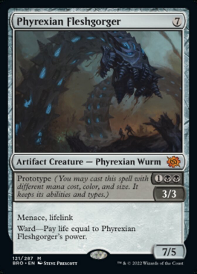 Phyrexian Fleshgorger (Promo Pack) [The Brothers' War Promos] | Exor Games New Glasgow