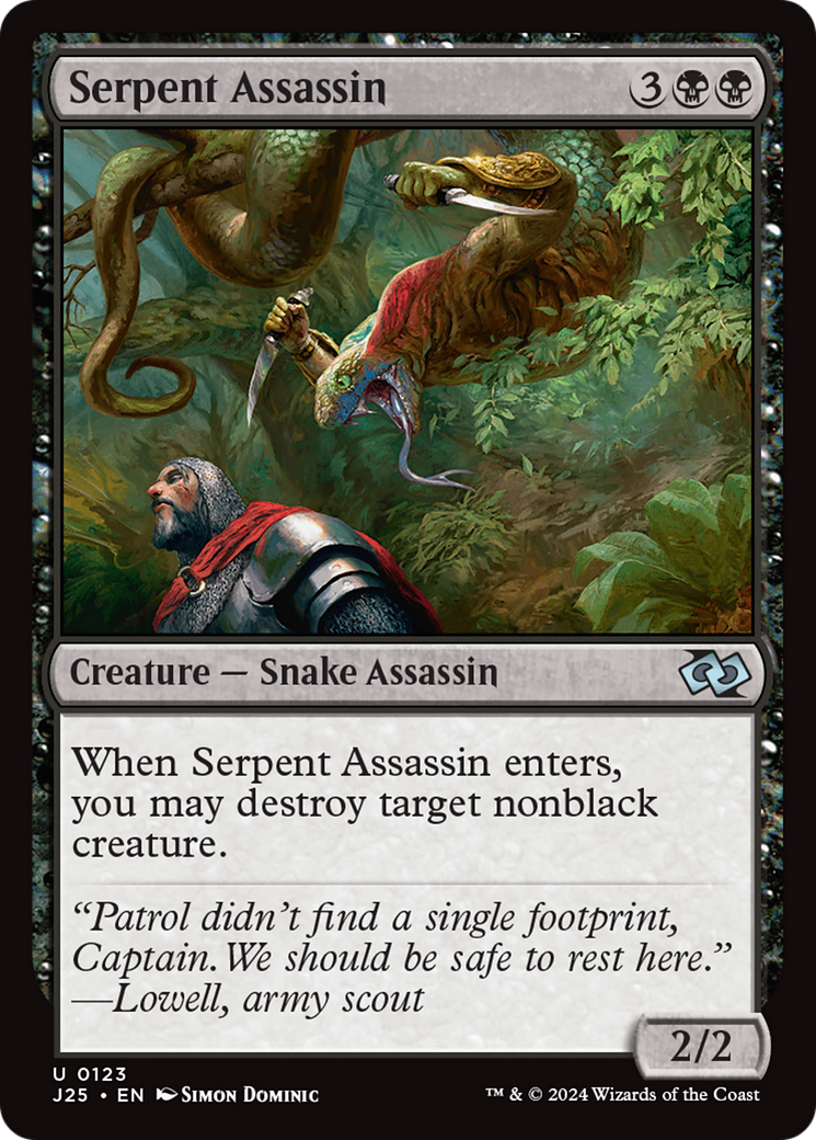 Serpent Assassin [Foundations Jumpstart] | Exor Games New Glasgow