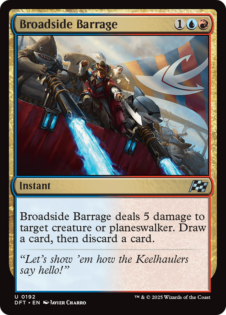 Broadside Barrage [Aetherdrift] | Exor Games New Glasgow