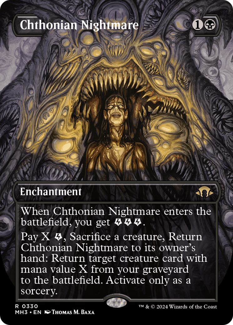 Chthonian Nightmare (Borderless) [Modern Horizons 3] | Exor Games New Glasgow