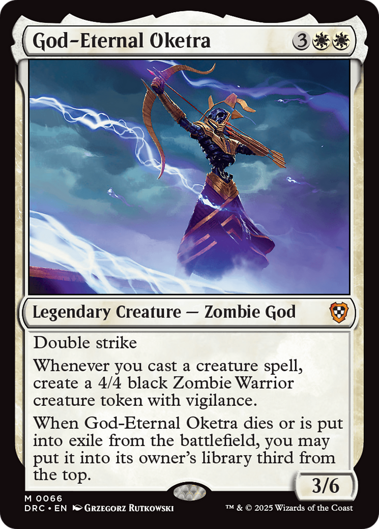 God-Eternal Oketra [Aetherdrift Commander] | Exor Games New Glasgow