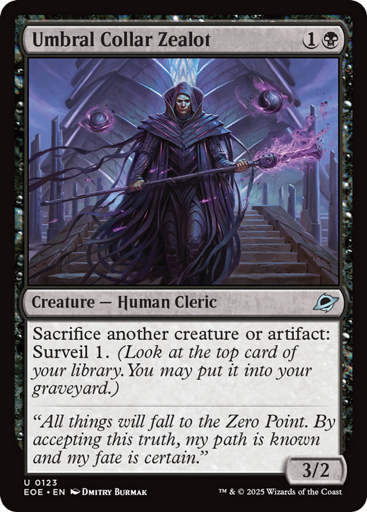 Umbral Collar Zealot [Edge of Eternities] | Exor Games New Glasgow