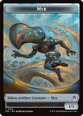 Gingerbrute // Myr Double-Sided Token [Reality Fracture Commander Tokens] | Exor Games New Glasgow
