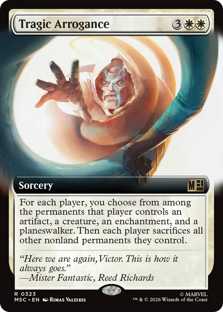 Tragic Arrogance (Extended Art) [Marvel Super Heroes Commander] | Exor Games New Glasgow