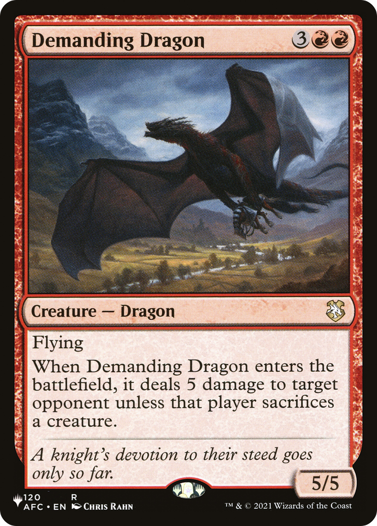 Demanding Dragon [The List] | Exor Games New Glasgow