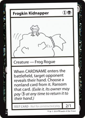 Frogkin Kidnapper (2021 Edition) [Mystery Booster Playtest Cards] | Exor Games New Glasgow