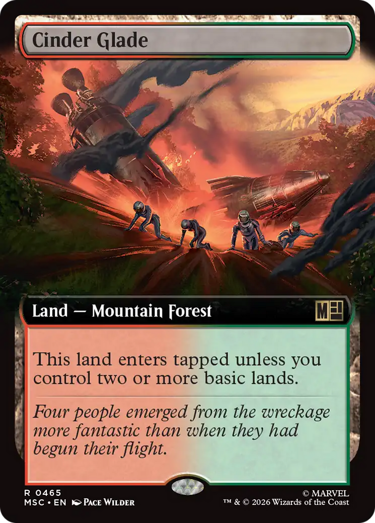 Cinder Glade (Extended Art) [Marvel Super Heroes Commander] | Exor Games New Glasgow