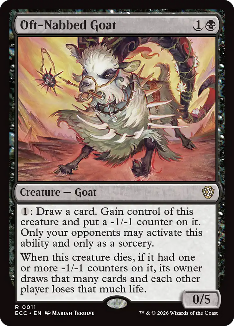 Oft-Nabbed Goat [Lorwyn Eclipsed Commander] | Exor Games New Glasgow
