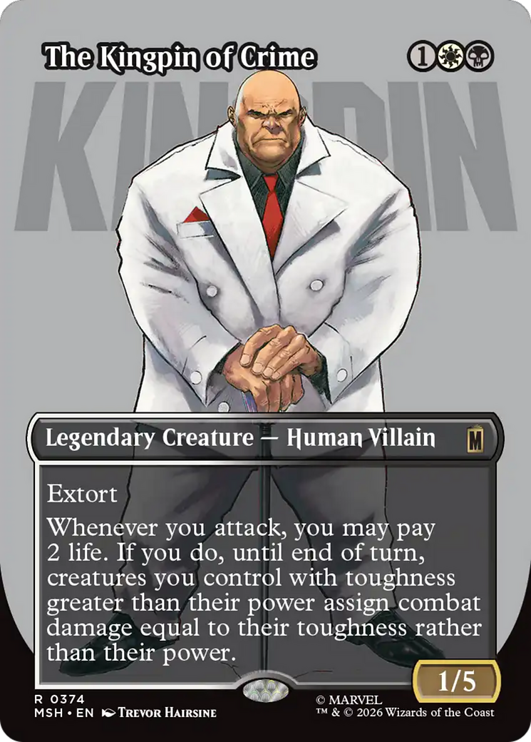 The Kingpin of Crime (Borderless) (0374) [Marvel Super Heroes] | Exor Games New Glasgow