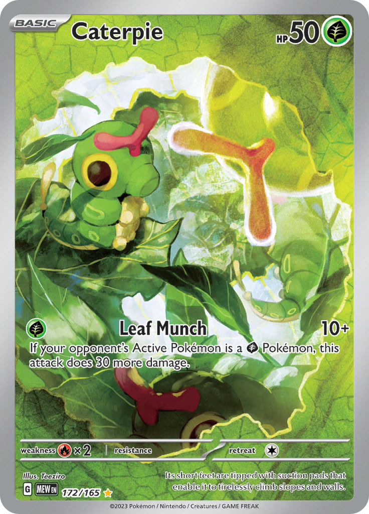 Caterpie (172/165) [Scarlet & Violet 151] | Exor Games New Glasgow