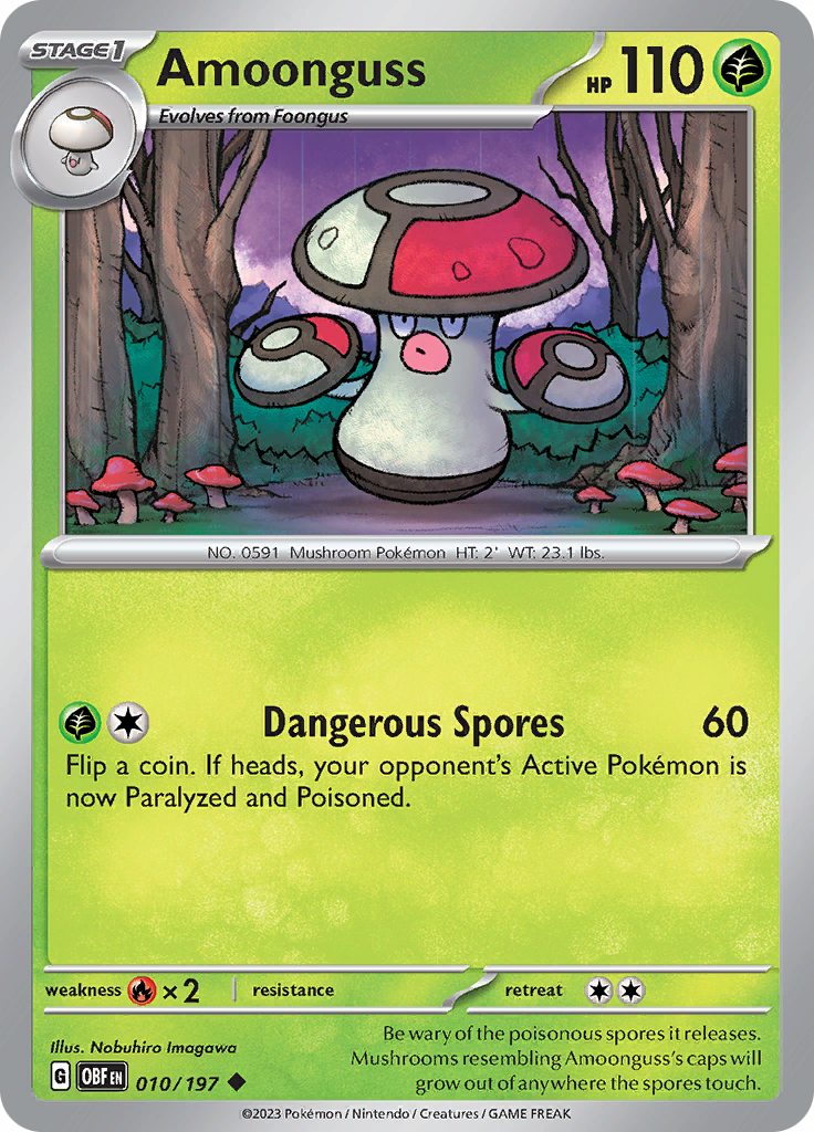 Amoonguss (010/197) [Scarlet & Violet: Obsidian Flames] | Exor Games New Glasgow