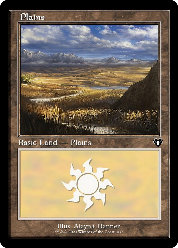 Plains (437) (Retro) [Commander Masters] | Exor Games New Glasgow