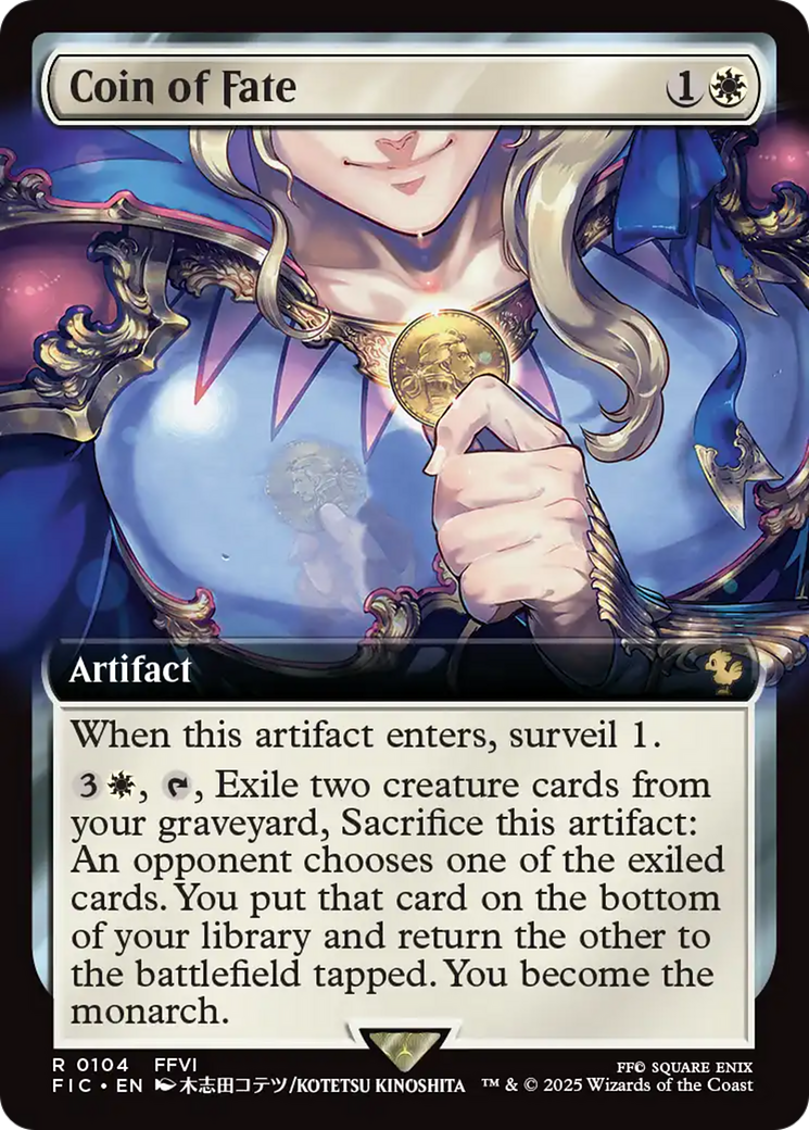 Coin of Fate (Extended Art) [FINAL FANTASY Commander] | Exor Games New Glasgow