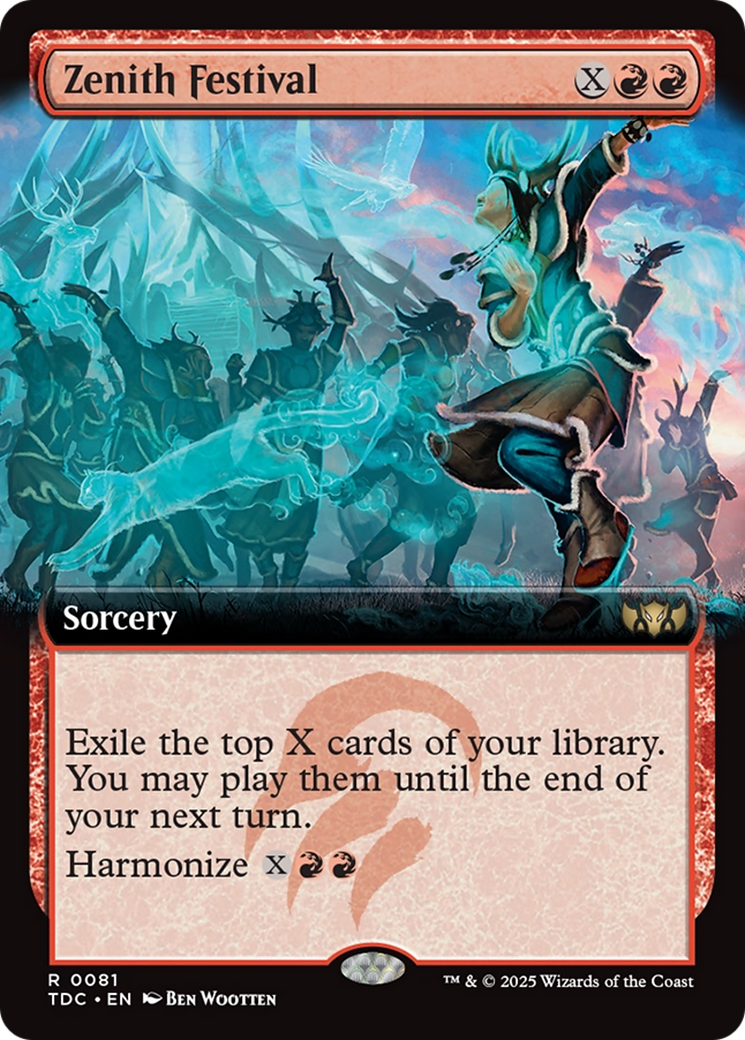 Zenith Festival (Extended Art) [Tarkir: Dragonstorm Commander] | Exor Games New Glasgow