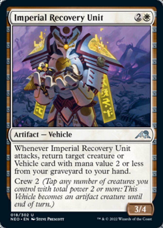 Imperial Recovery Unit [Kamigawa: Neon Dynasty] | Exor Games New Glasgow