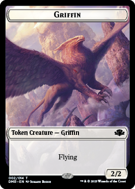 Griffin Token [Dominaria Remastered Tokens] | Exor Games New Glasgow