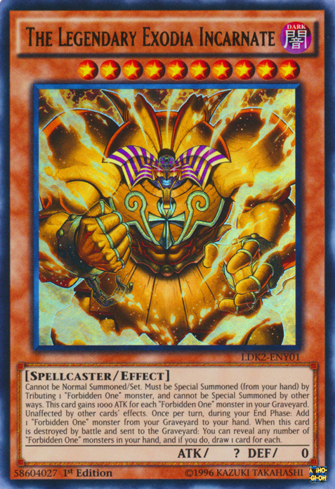 The Legendary Exodia Incarnate [LDK2-ENY01] Ultra Rare | Exor Games New Glasgow