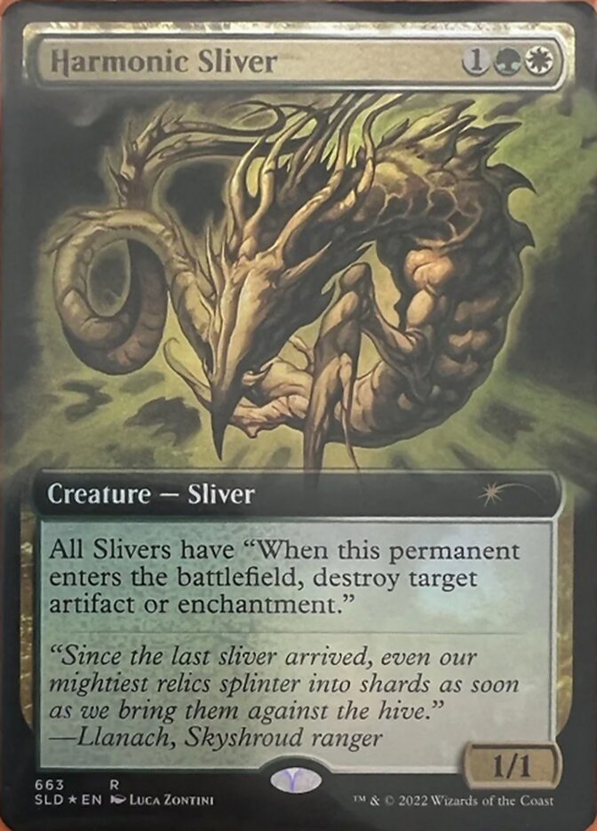 Harmonic Sliver (Extended Art) [Secret Lair Drop Promos] | Exor Games New Glasgow