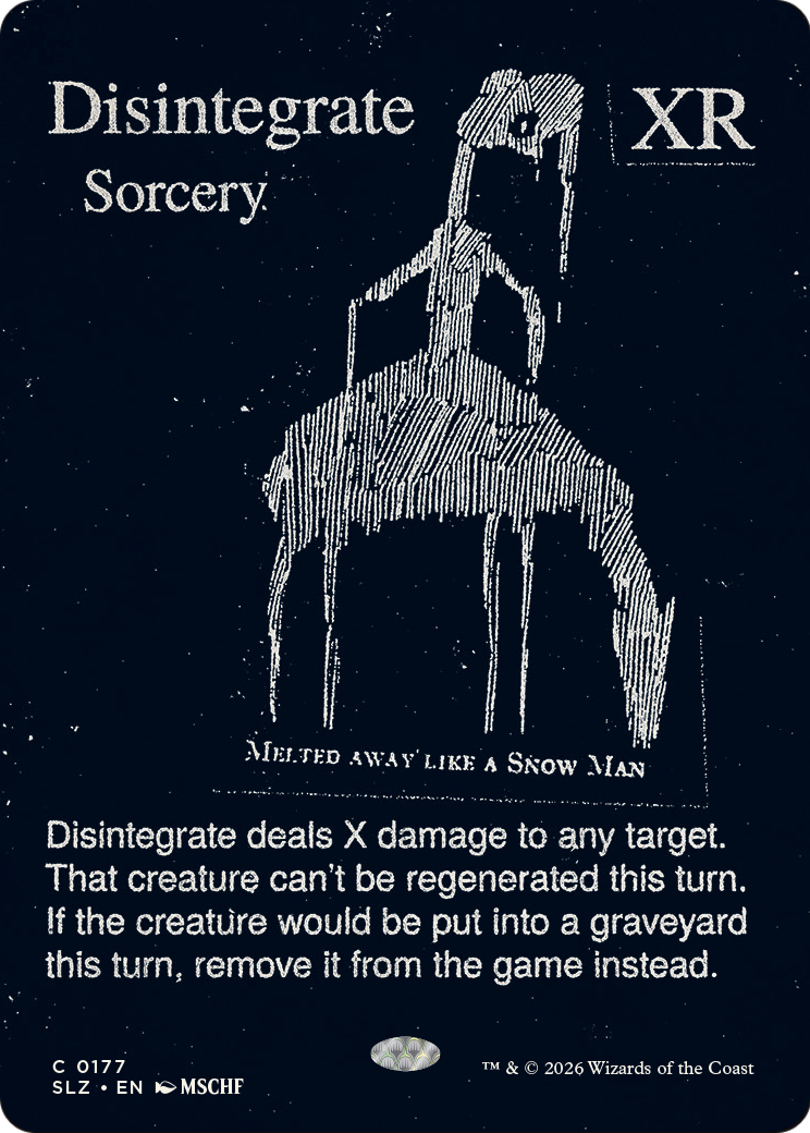 Disintegrate (0177) [Secret Lair x MSCHF: The Zeta Set] | Exor Games New Glasgow