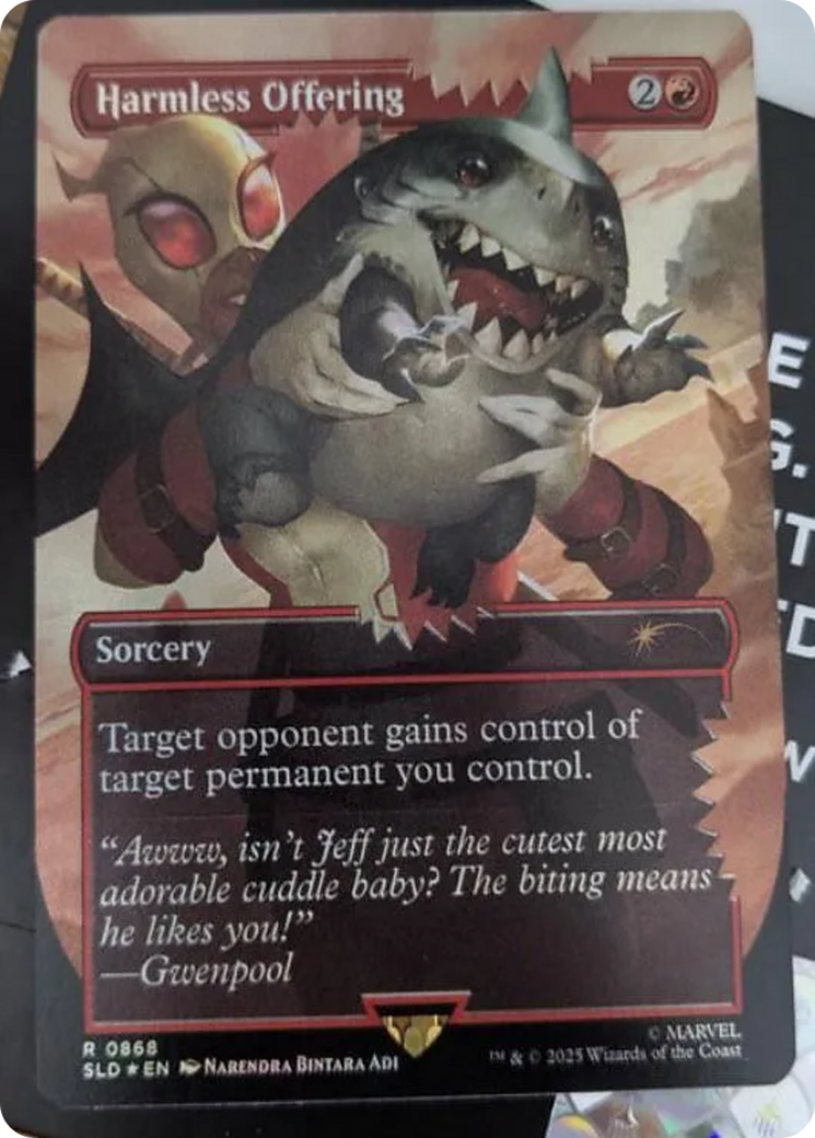 Harmless Offering (Rainbow Foil) [Secret Lair Drop Series] | Exor Games New Glasgow