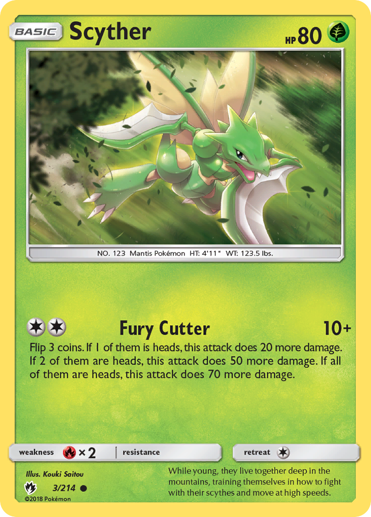 Scyther (3/214) [Sun & Moon: Lost Thunder] | Exor Games New Glasgow