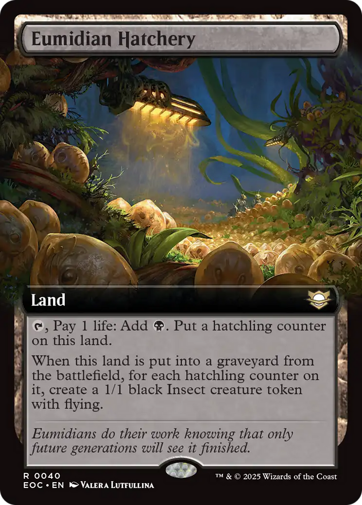 Eumidian Hatchery (Extended Art) [Edge of Eternities Commander] | Exor Games New Glasgow