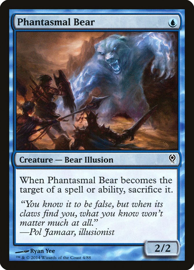 Phantasmal Bear [Duel Decks: Jace vs. Vraska] | Exor Games New Glasgow