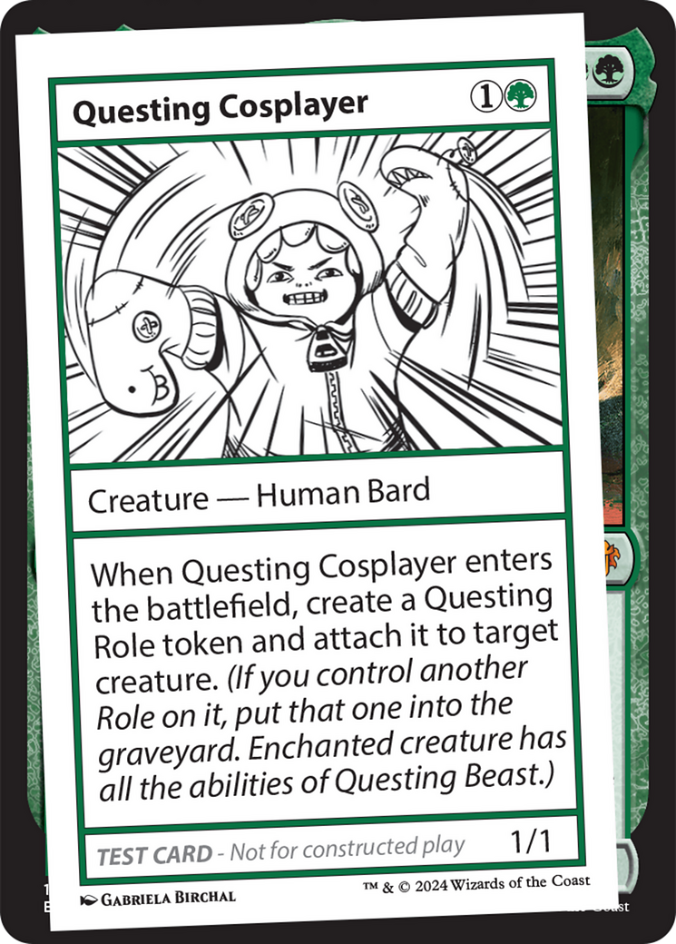 Questing Cosplayer [Mystery Booster 2 Playtest Cards] | Exor Games New Glasgow