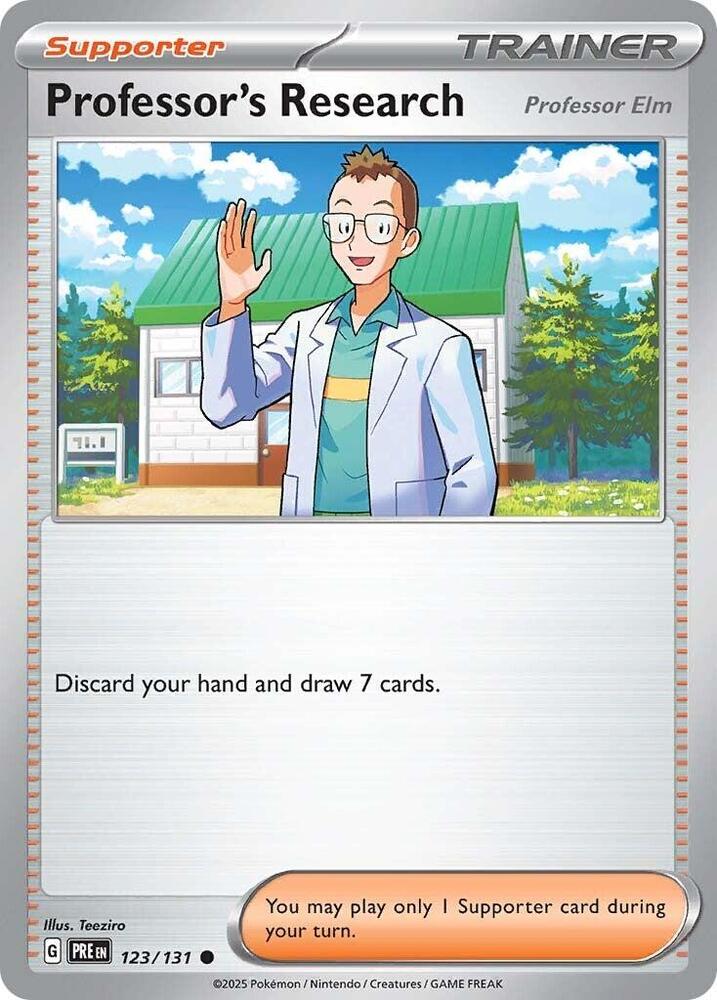 Professor's Research (123/131) [Professor Elm] [Scarlet & Violet: Prismatic Evolutions] | Exor Games New Glasgow
