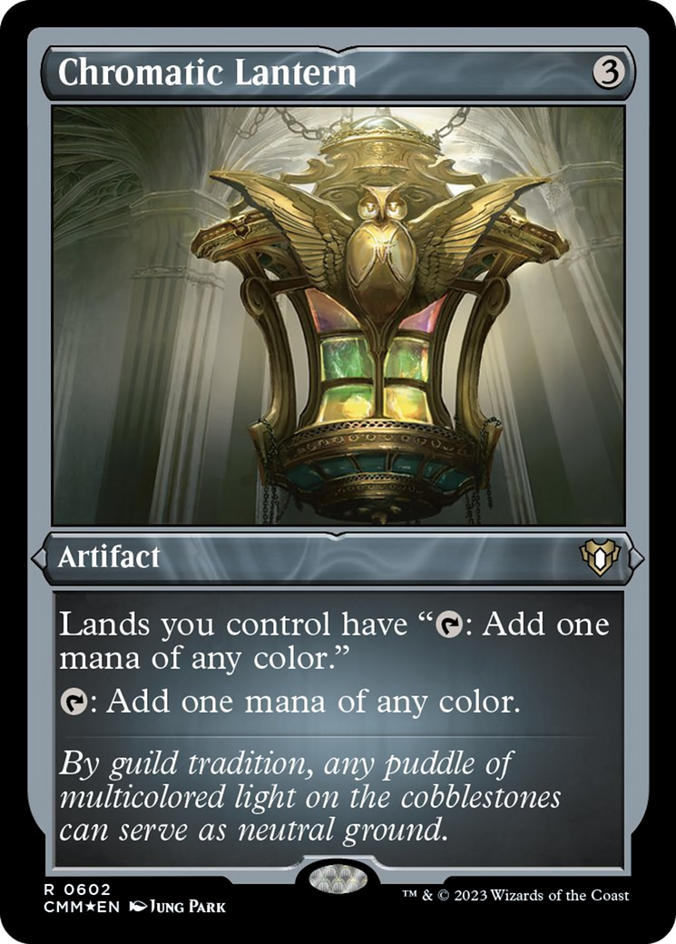 Chromatic Lantern (Foil Etched) [Commander Masters] | Exor Games New Glasgow