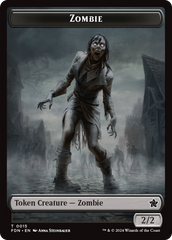 Faerie // Zombie Double-Sided Token [Foundations Tokens] | Exor Games New Glasgow