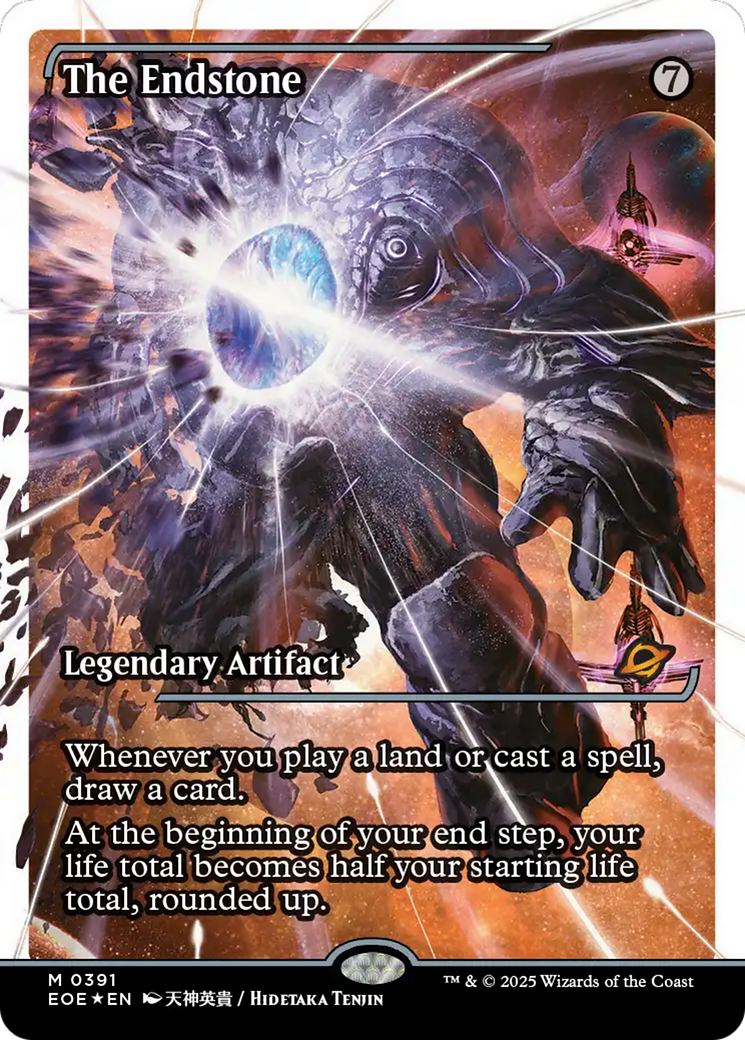 The Endstone (Showcase) (Fracture Foil) [Edge of Eternities] | Exor Games New Glasgow