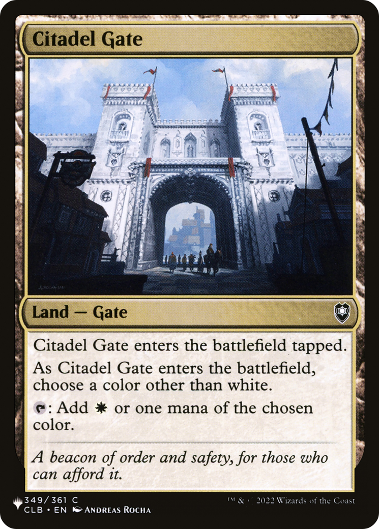 Citadel Gate [The List] | Exor Games New Glasgow