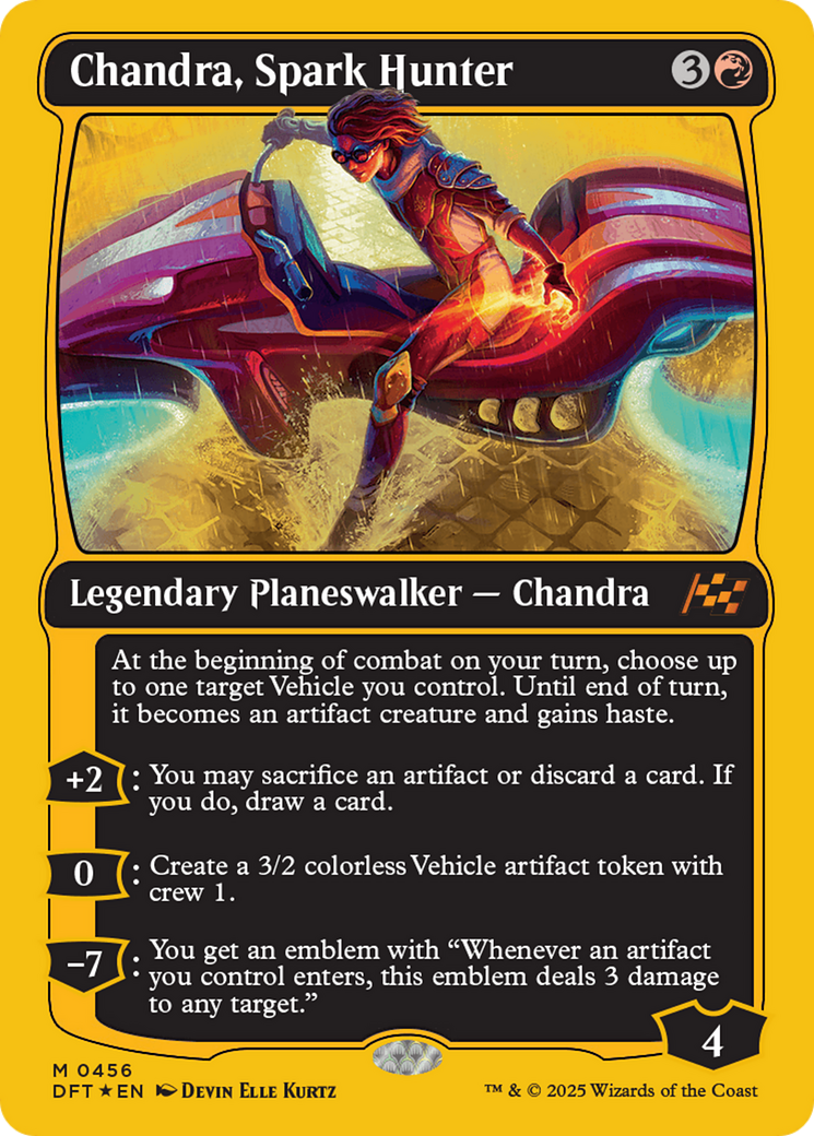 Chandra, Spark Hunter (First-Place Foil) [Aetherdrift] | Exor Games New Glasgow