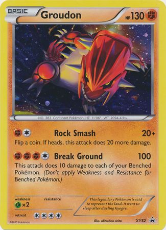 Groudon (XY52) (Jumbo Card) [XY: Black Star Promos] | Exor Games New Glasgow