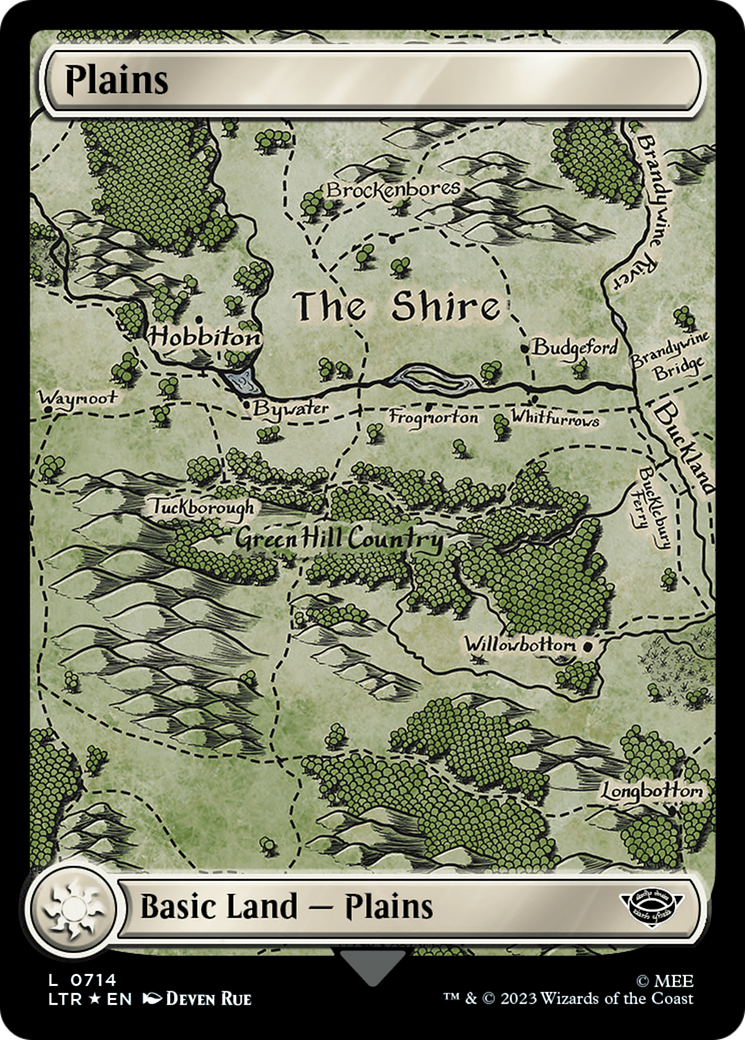 Plains (0714) (Surge Foil) [The Lord of the Rings: Tales of Middle-Earth] | Exor Games New Glasgow