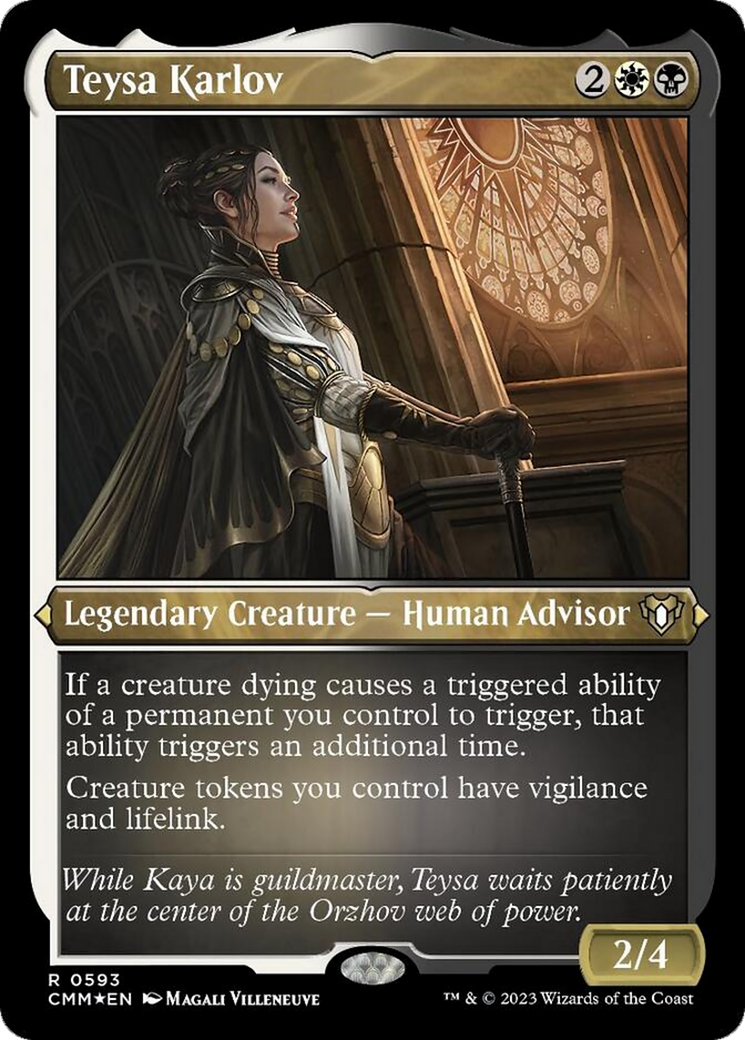 Teysa Karlov (Foil Etched) [Commander Masters] | Exor Games New Glasgow