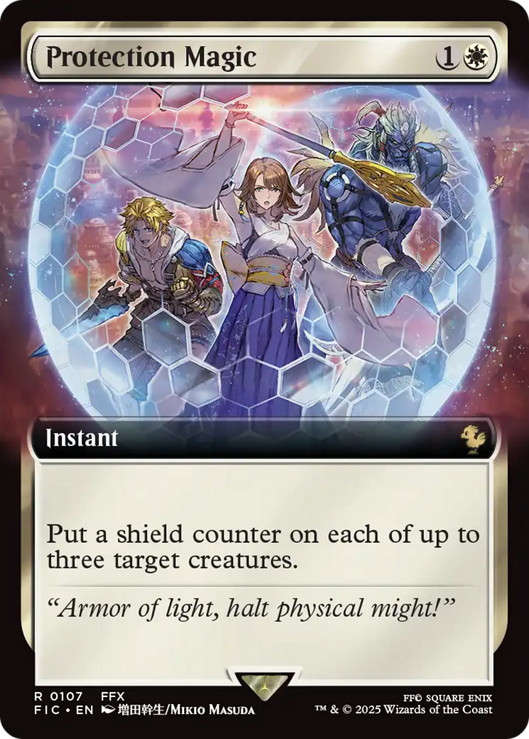 Protection Magic (Extended Art) [FINAL FANTASY Commander] | Exor Games New Glasgow